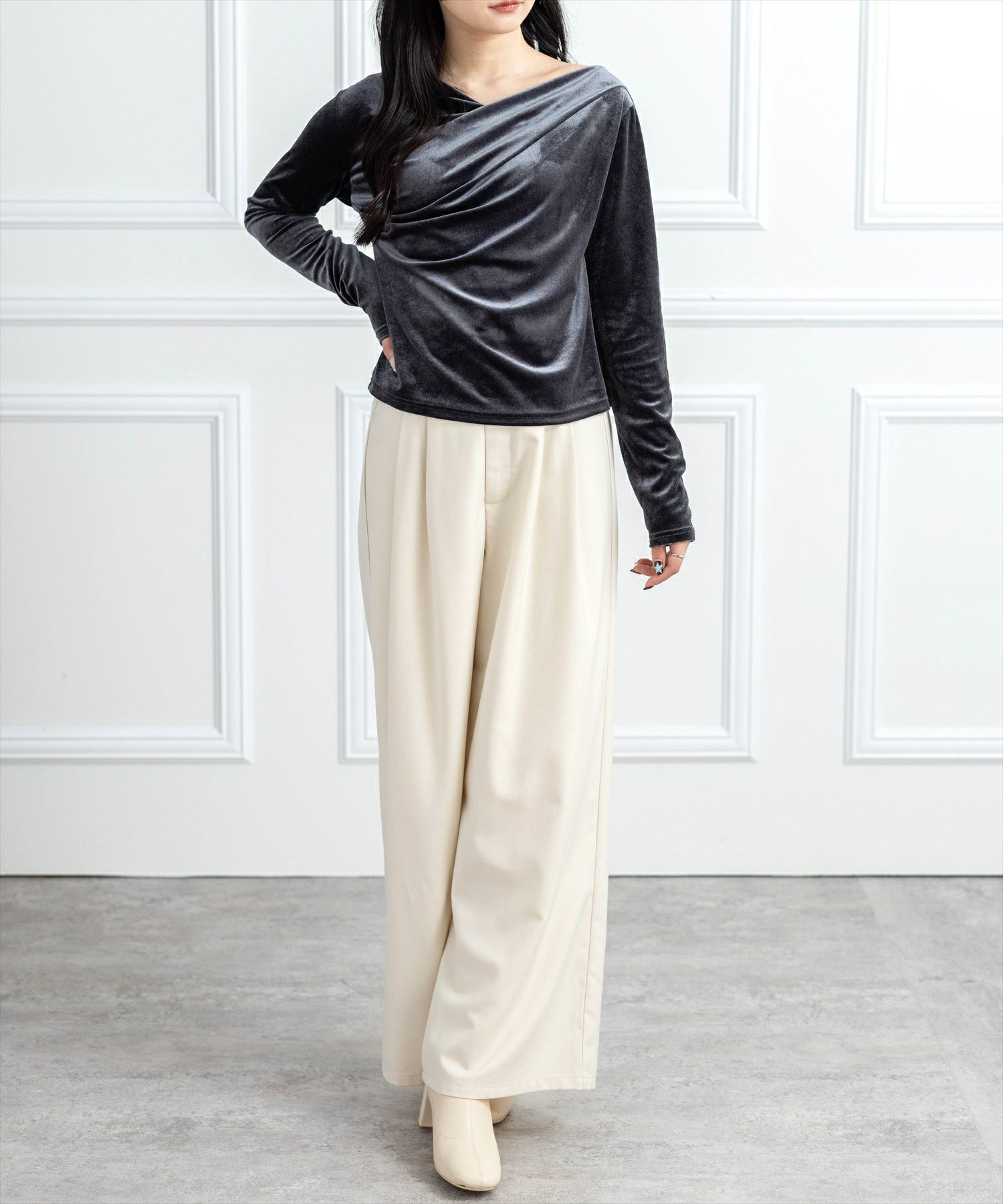 162cm/チャコールグレー