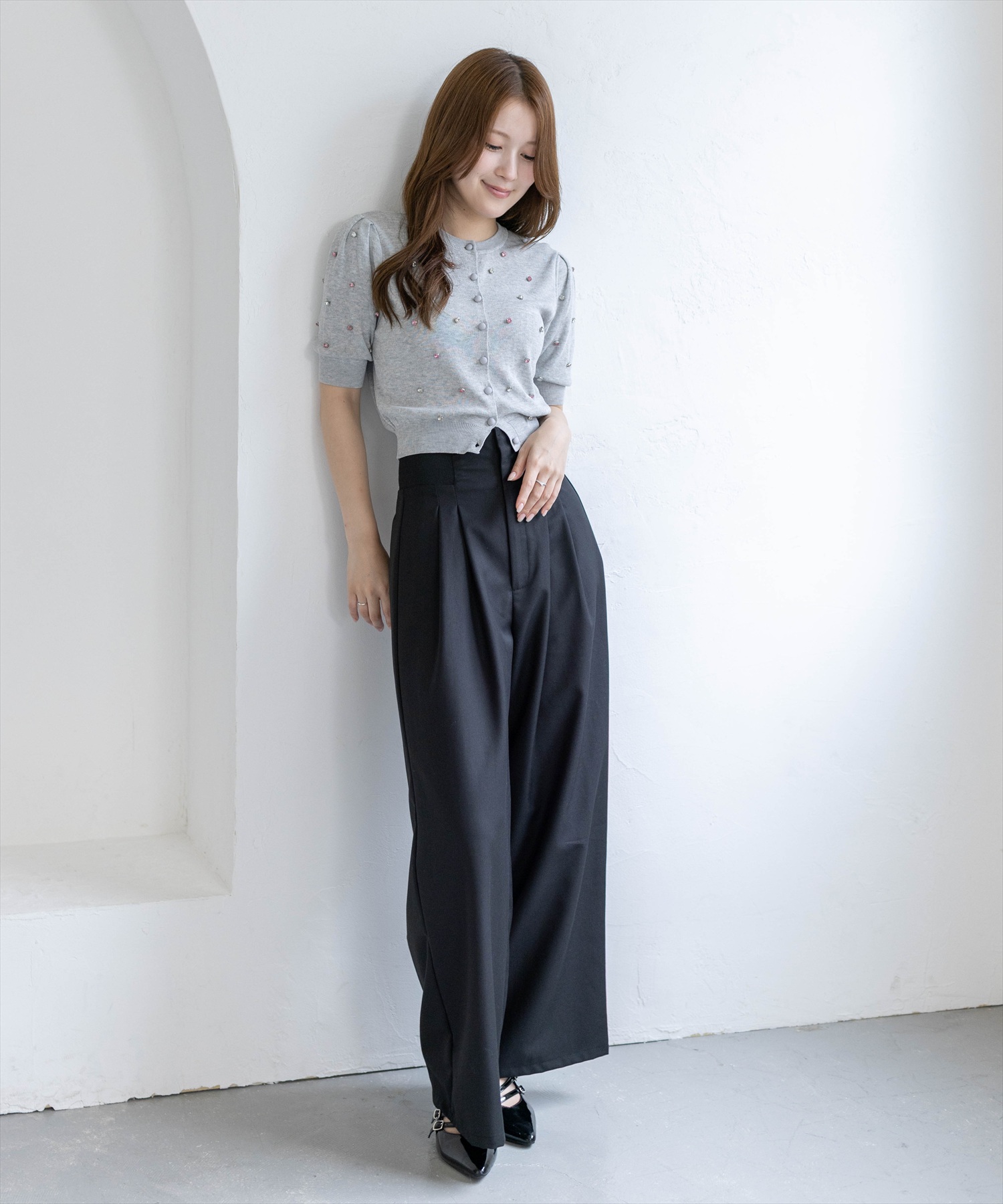 160㎝/グレー F着用
