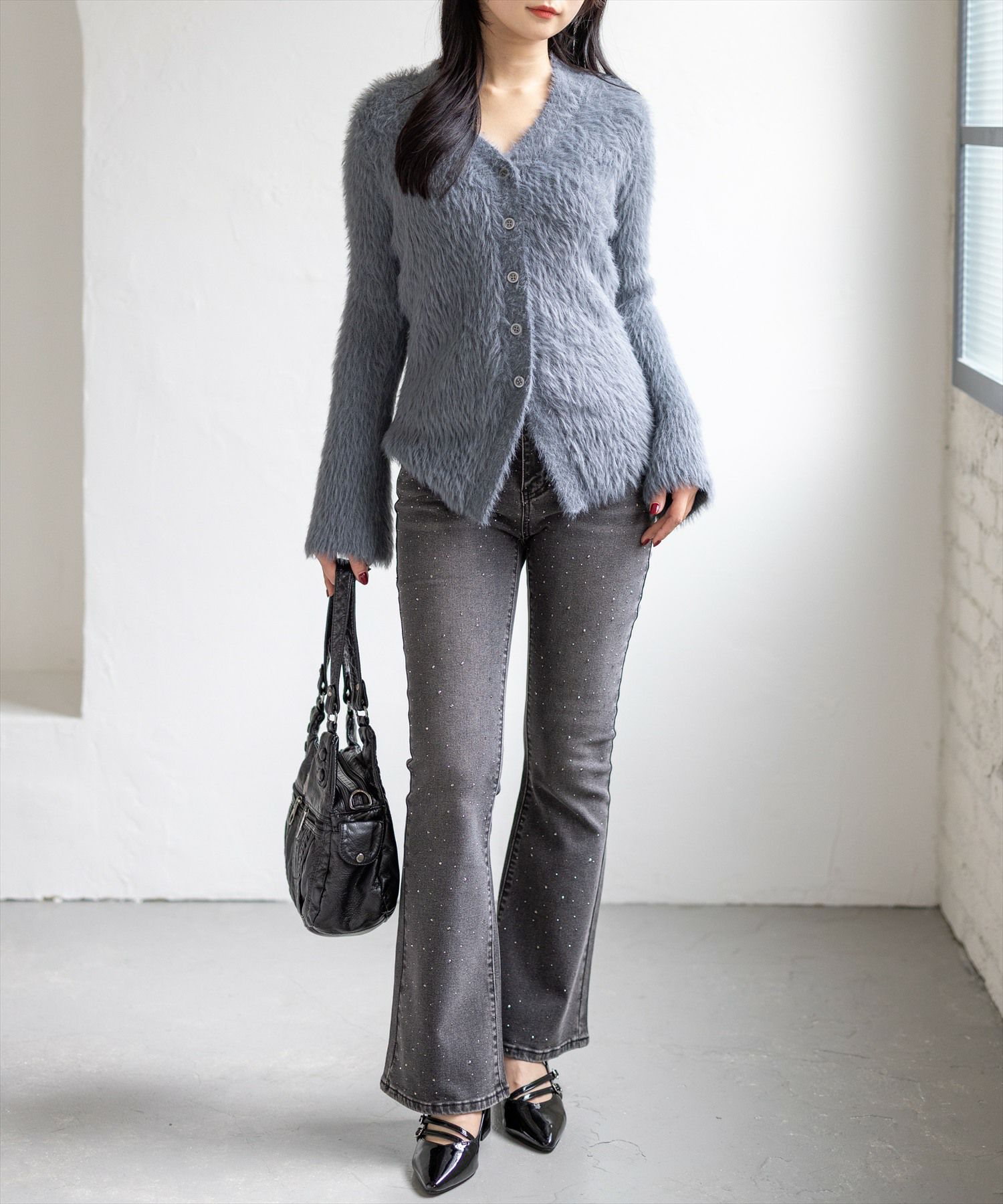 162cm/チャコールグレー