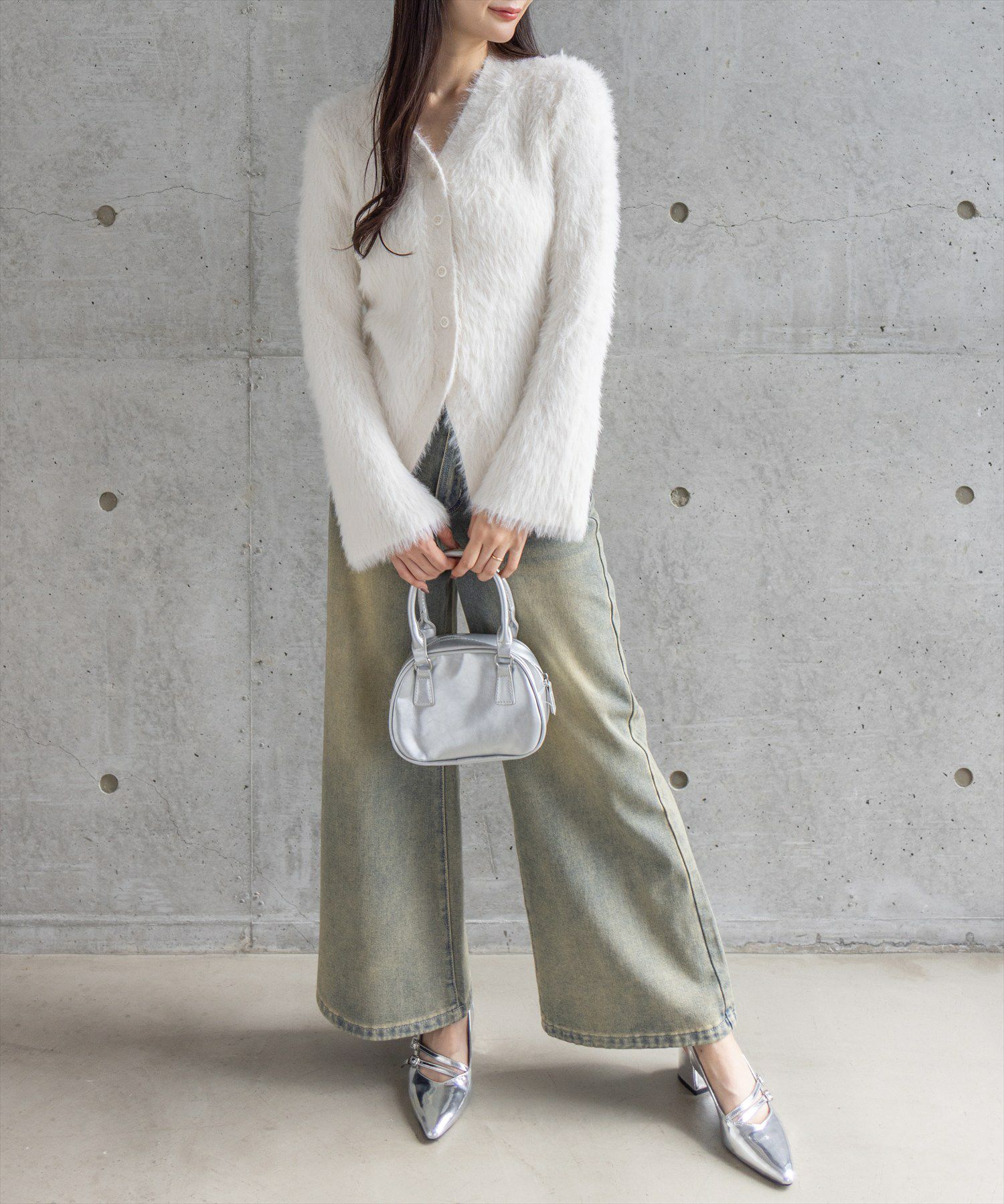 165cm/アイボリー