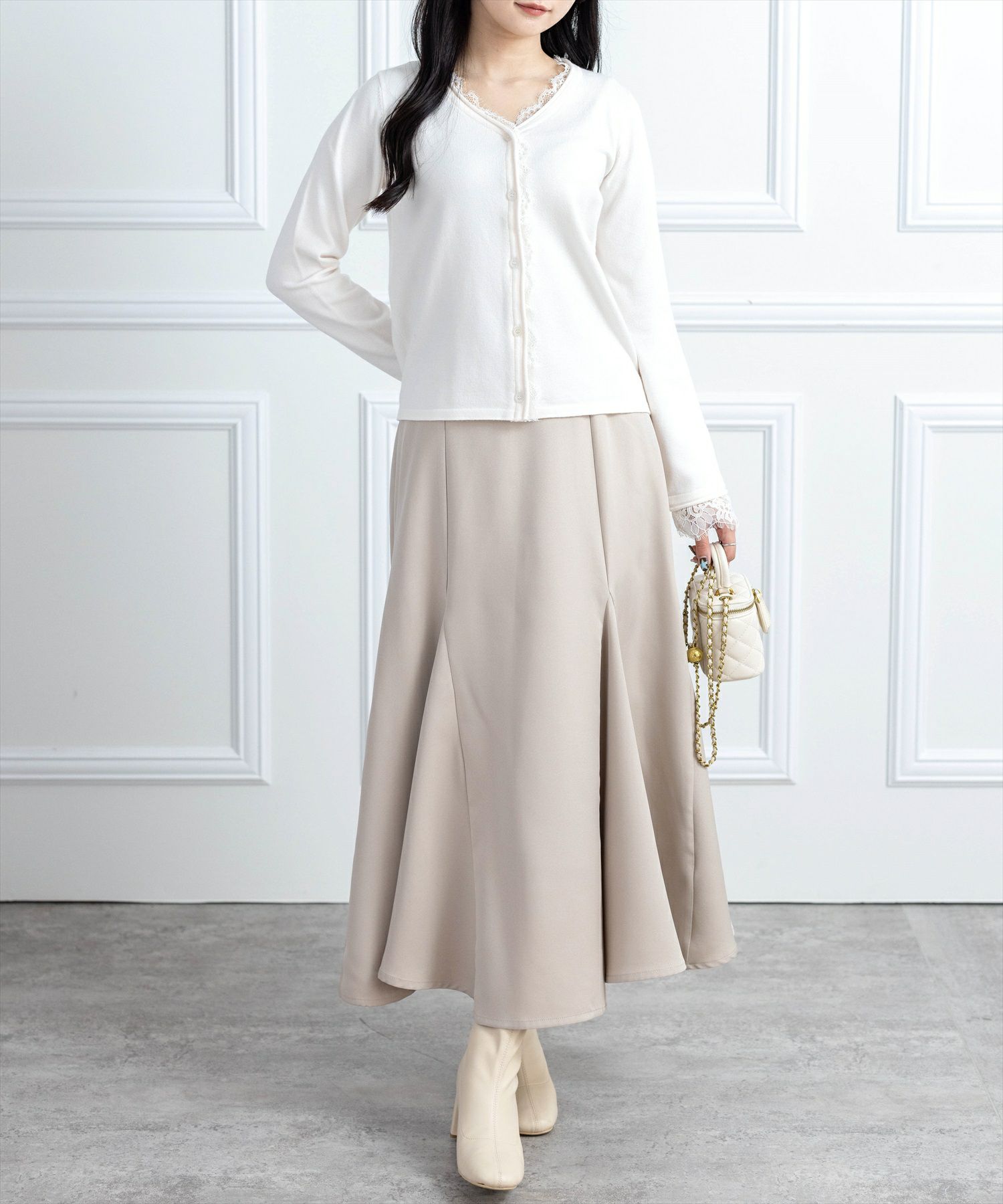 162㎝/グレージュ