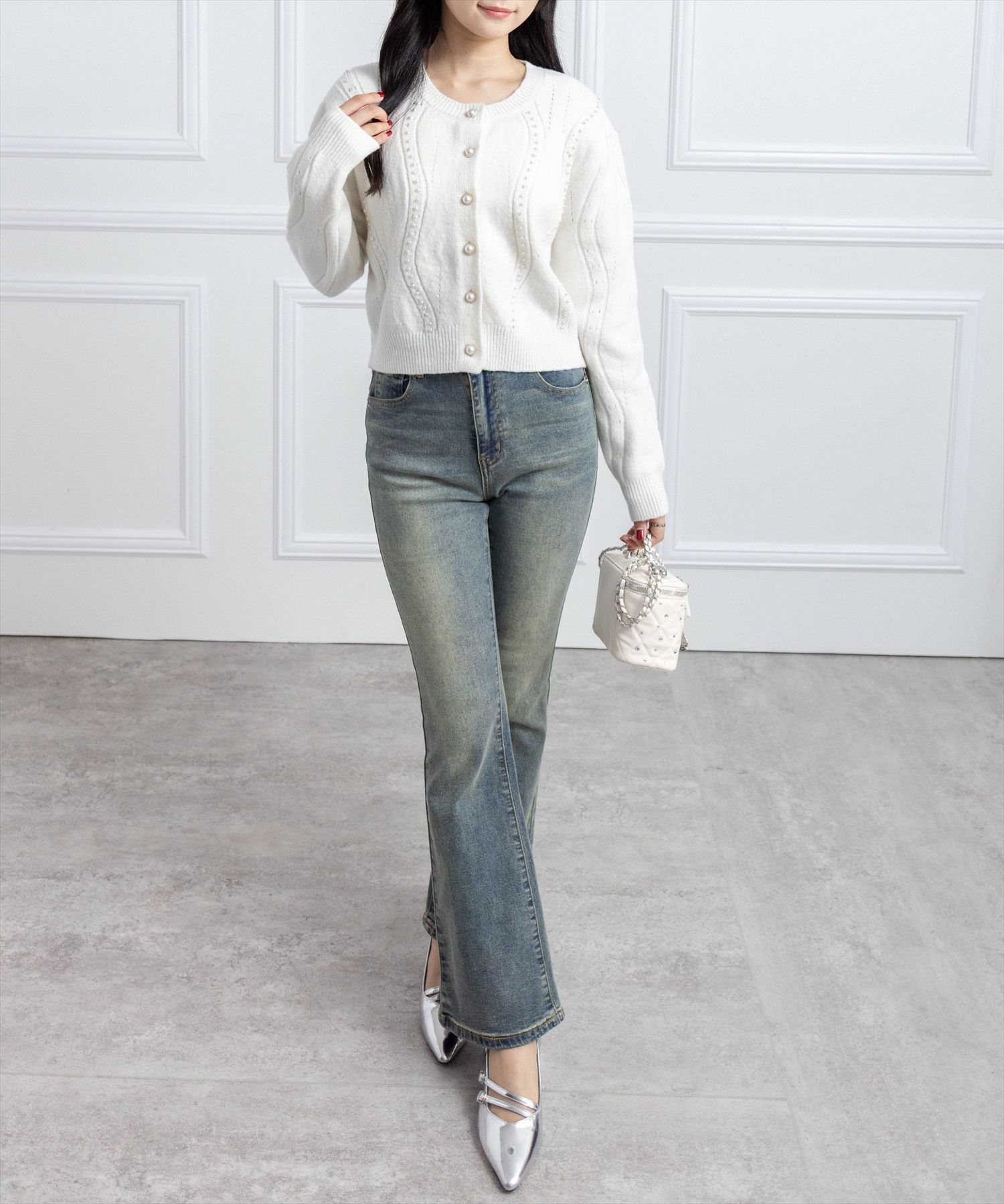 162cm/アイボリー