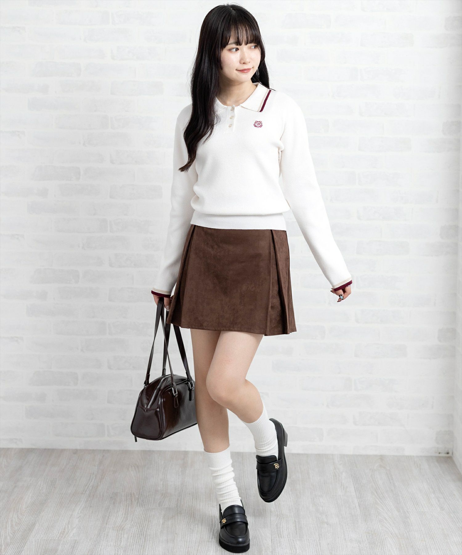 162cm/ブラウン