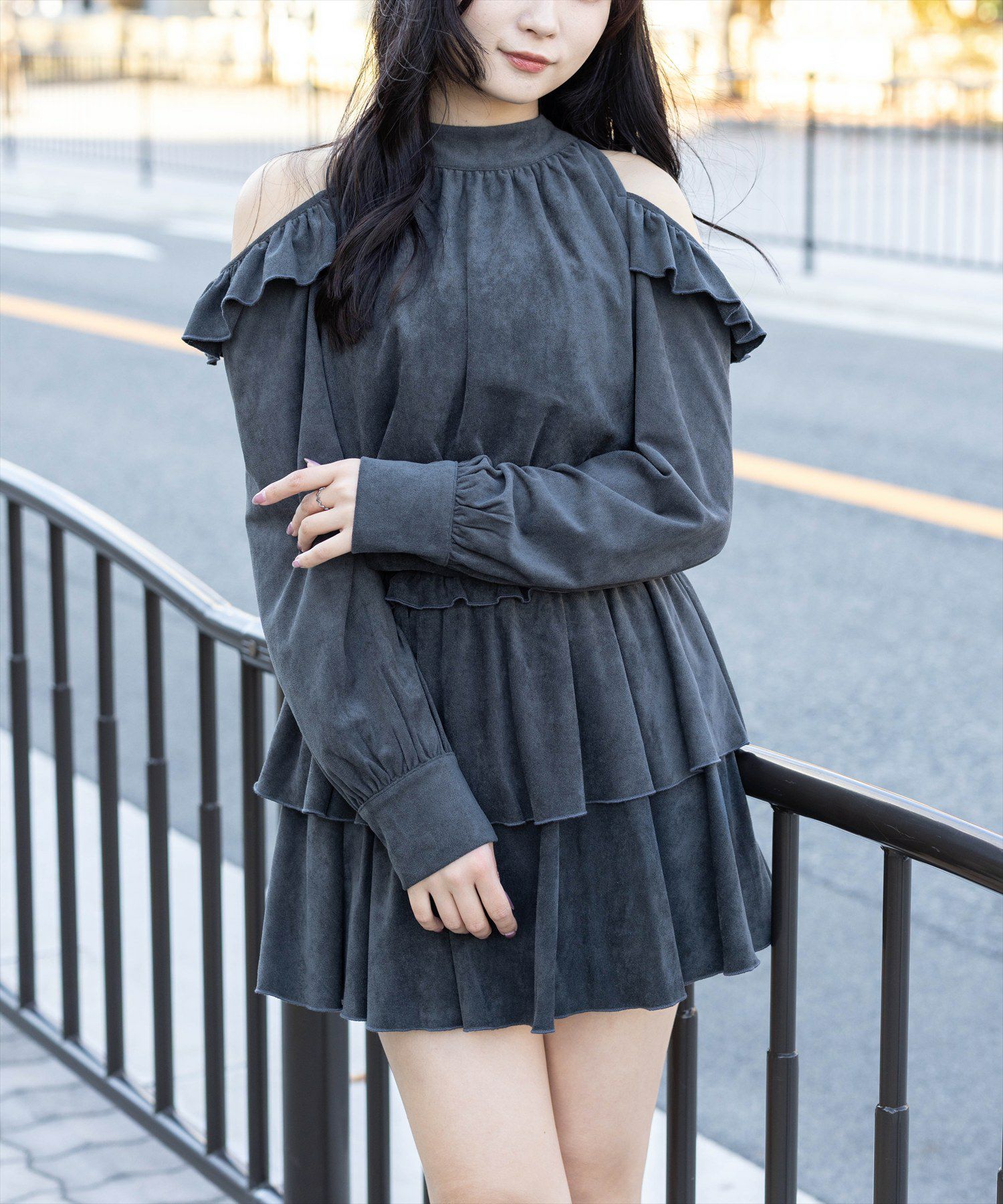 162cm/チャコールグレー