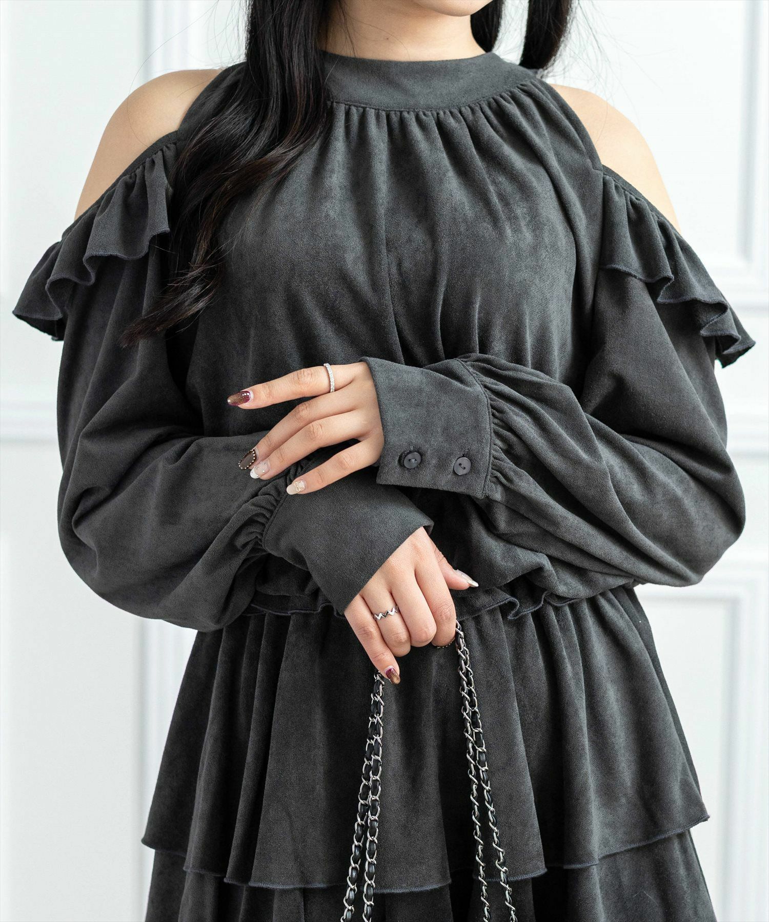 162cm/チャコールグレー