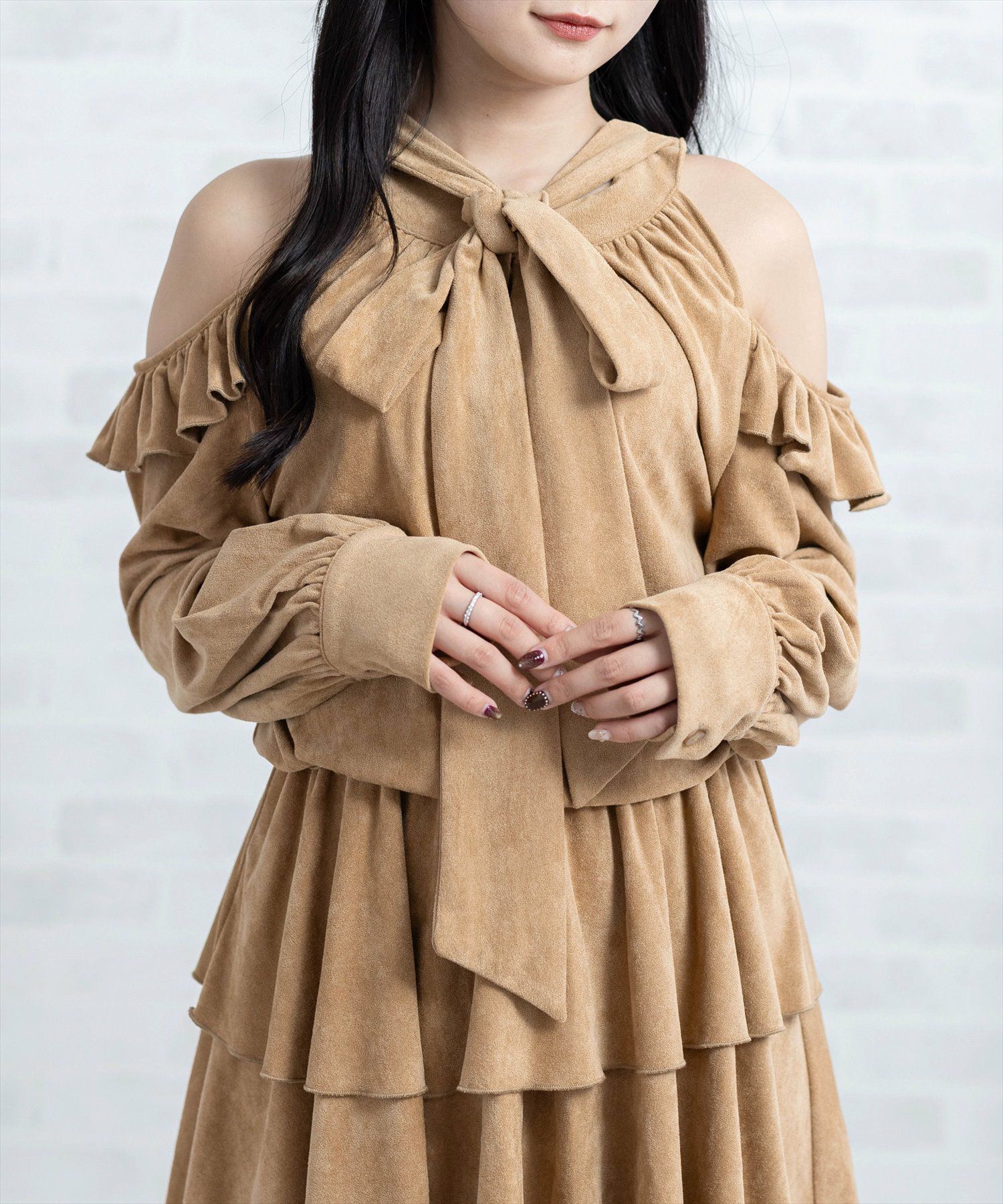 162cm/ベージュ