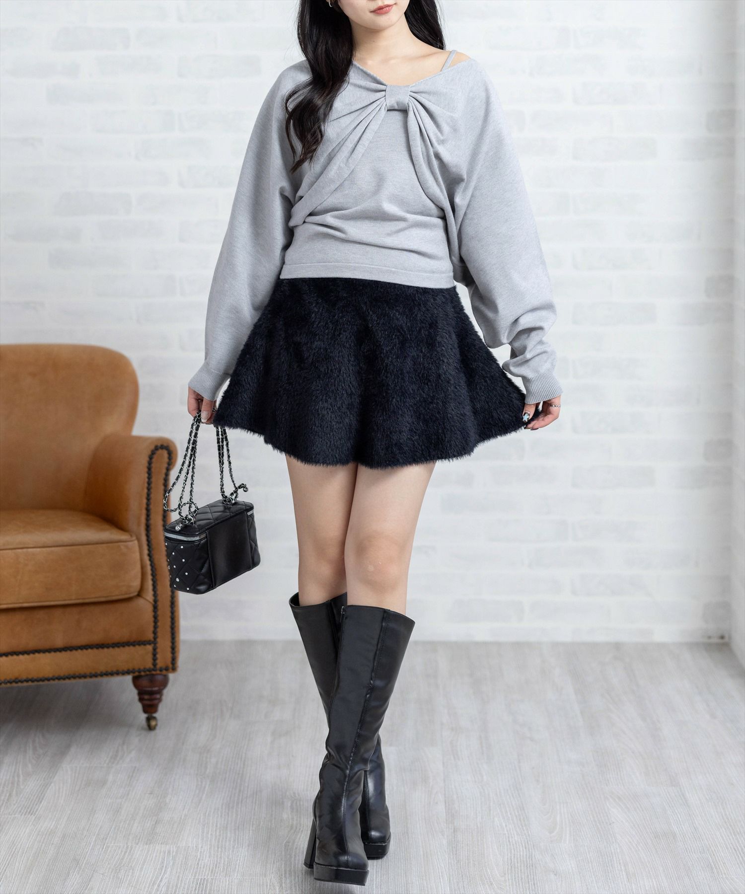 162cm/ブラック