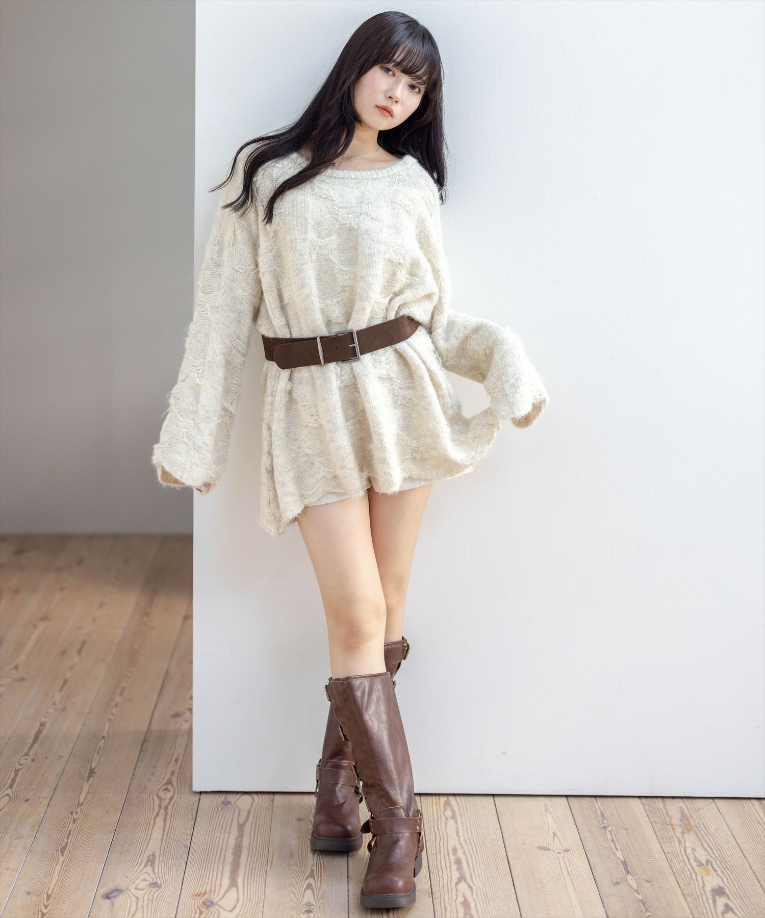 162cm/アイボリー