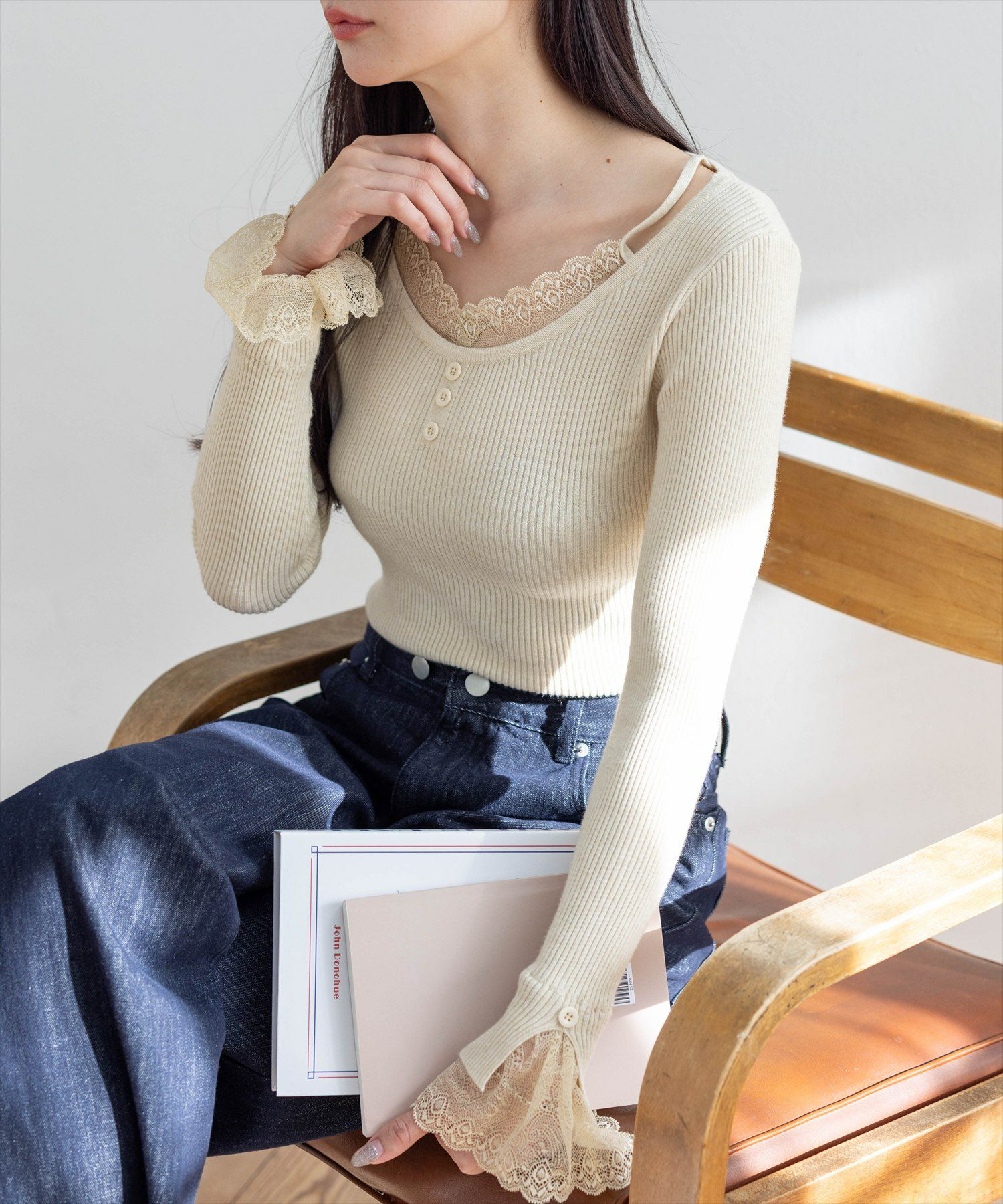 165cm/アイボリー