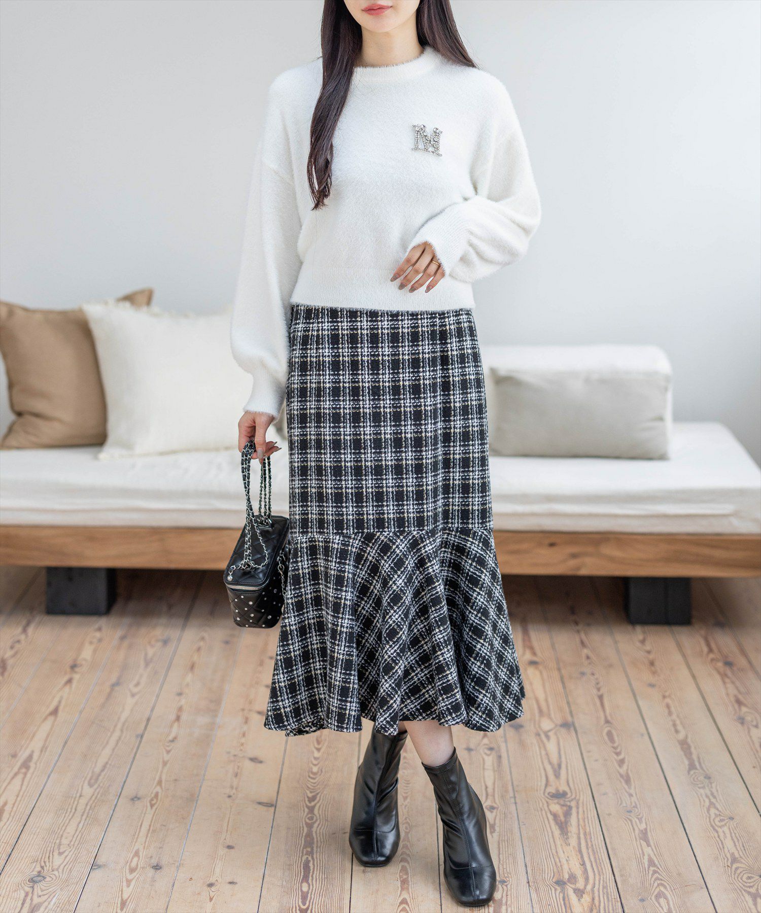 165cm/オフホワイト