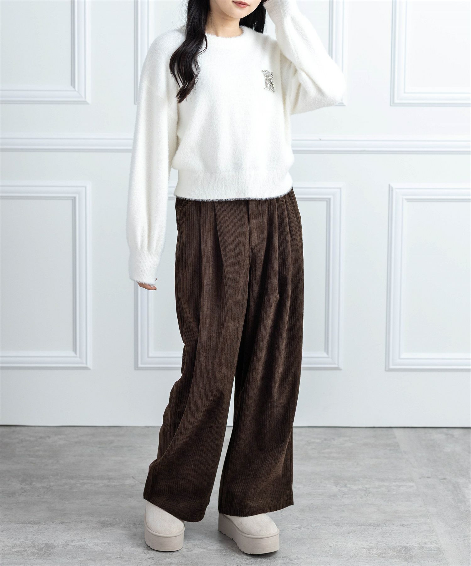 162㎝/オフホワイト