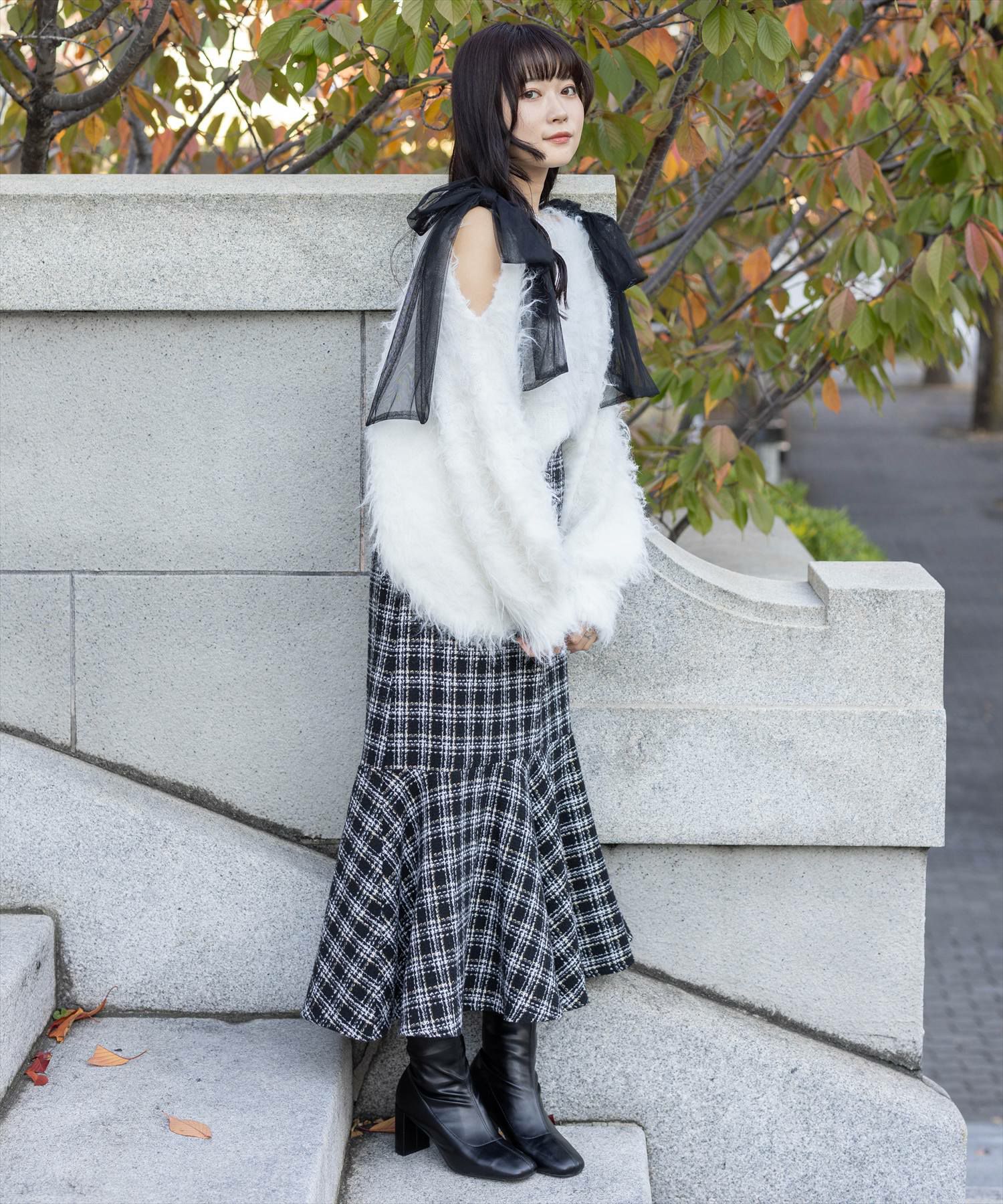 162cm/オフホワイト