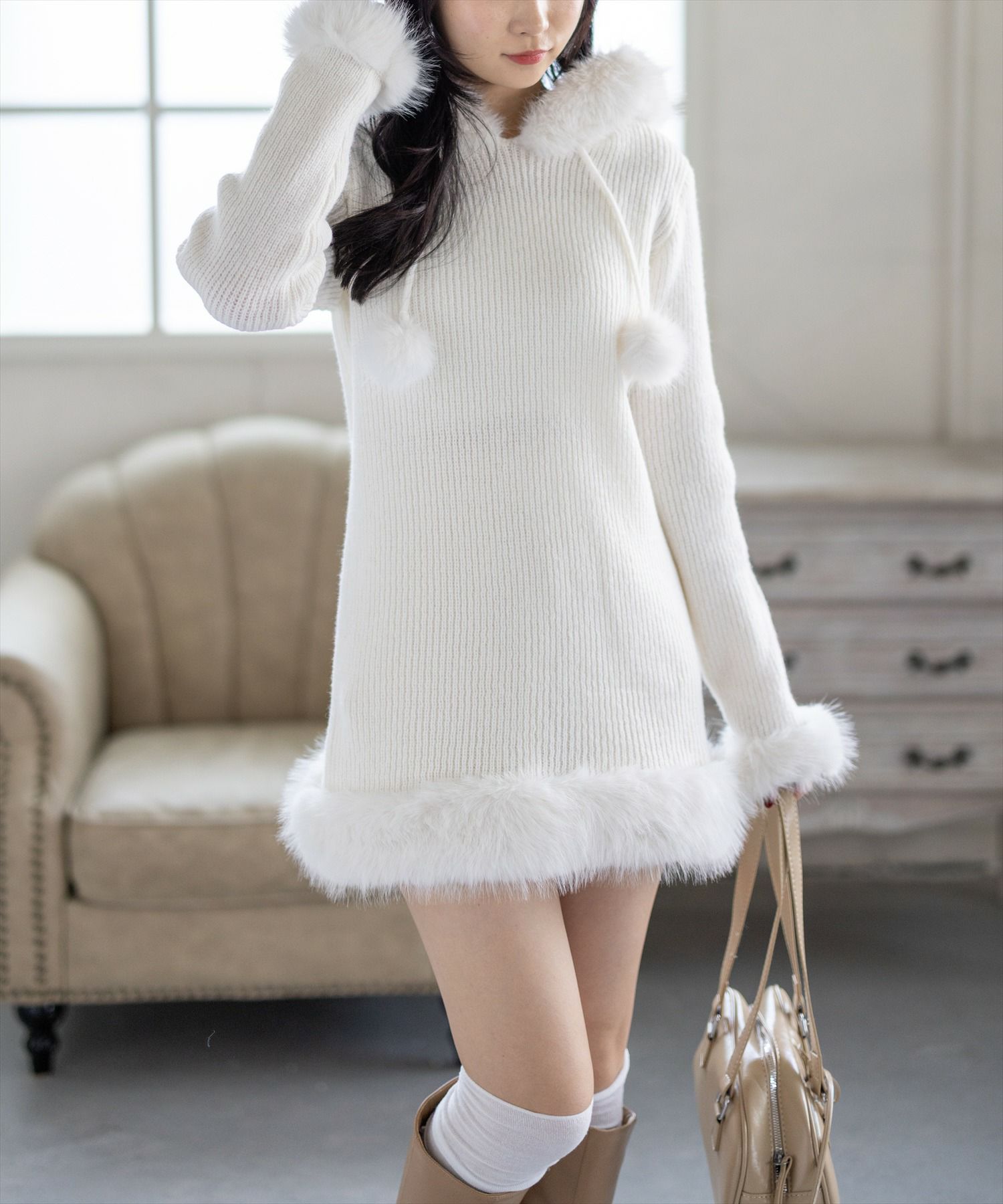 162cm/アイボリー