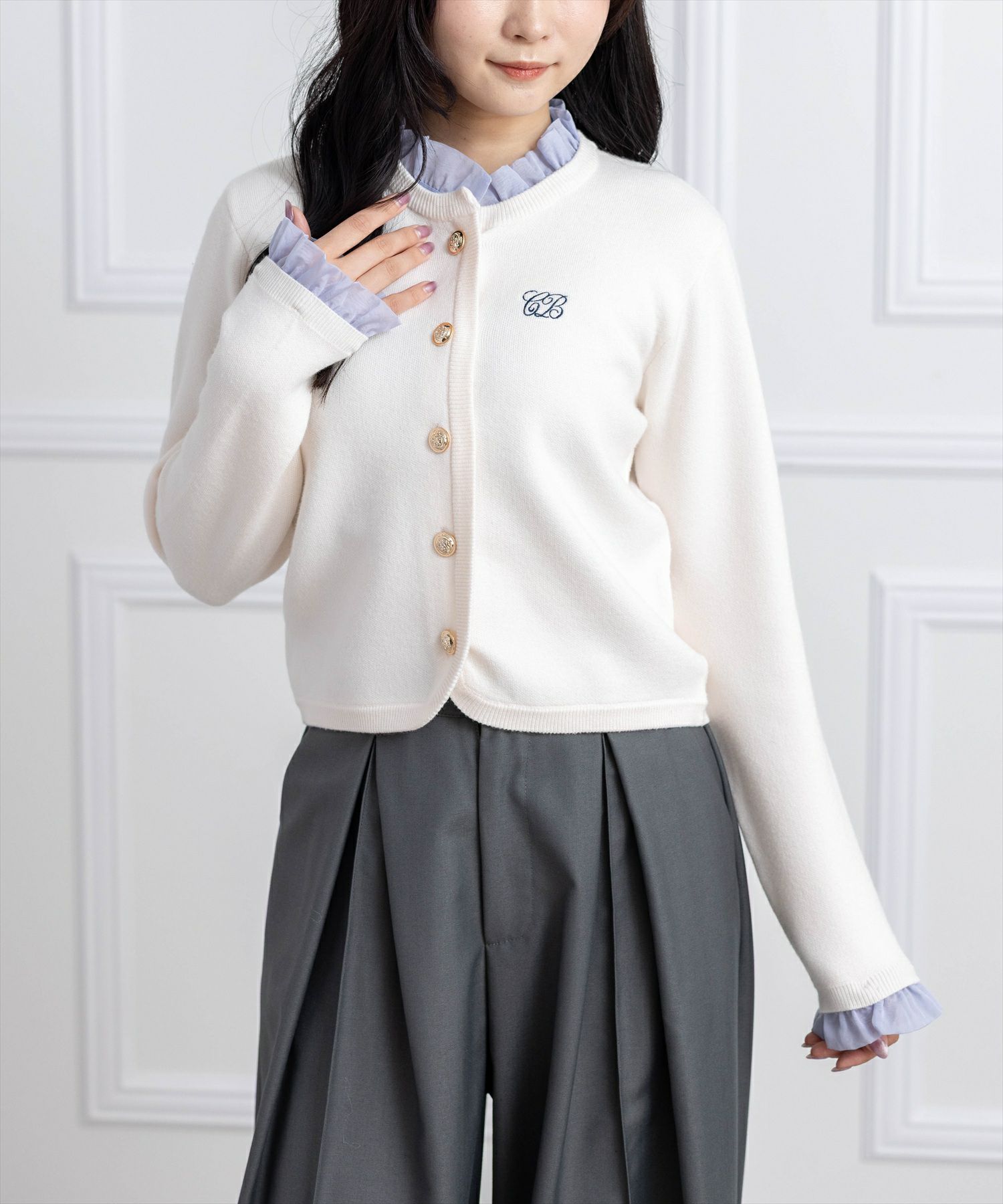 clear 配色ドットAラインワンピース[CL8696] | レディースファッション