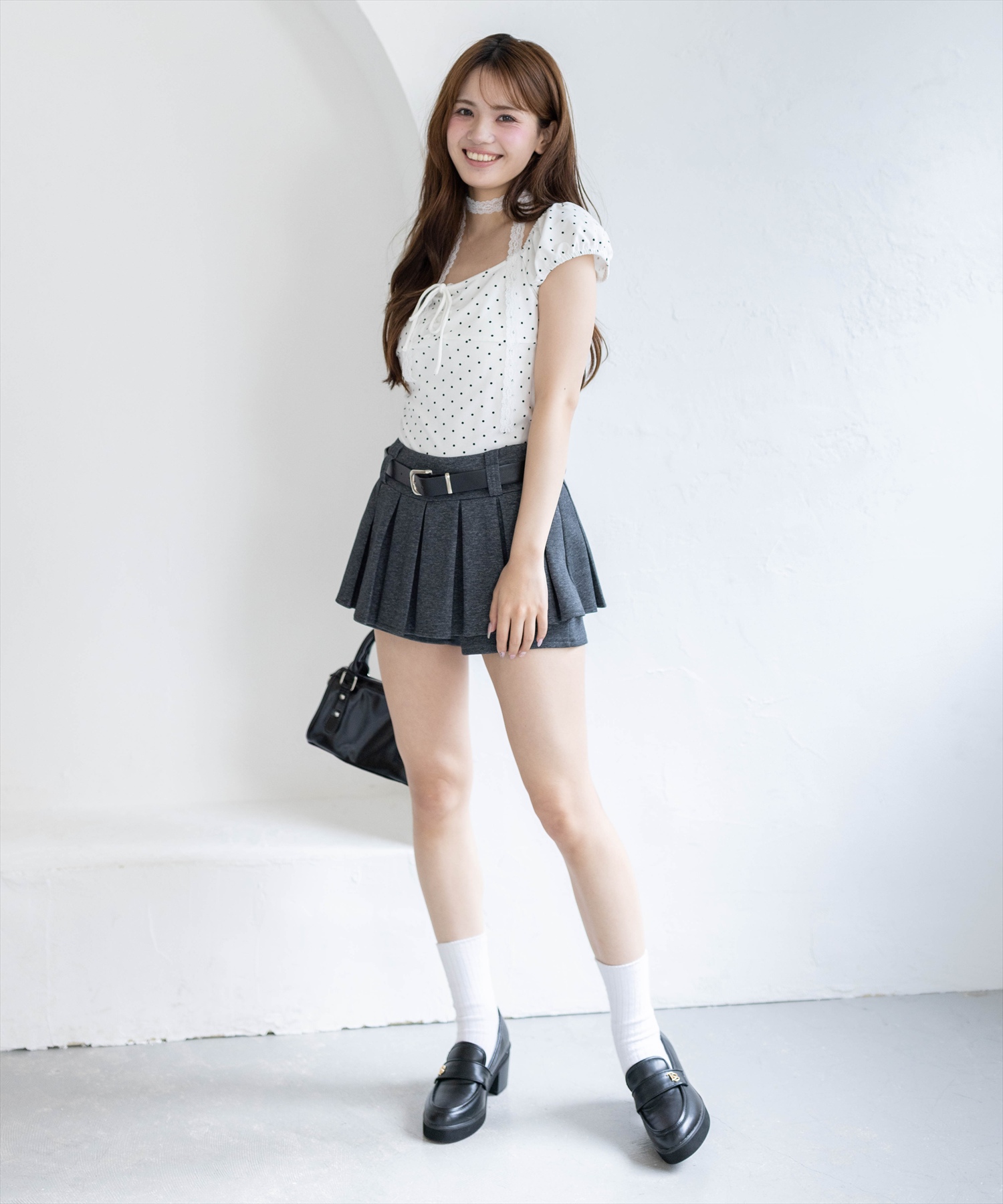 162cm/ライトベージュ着用