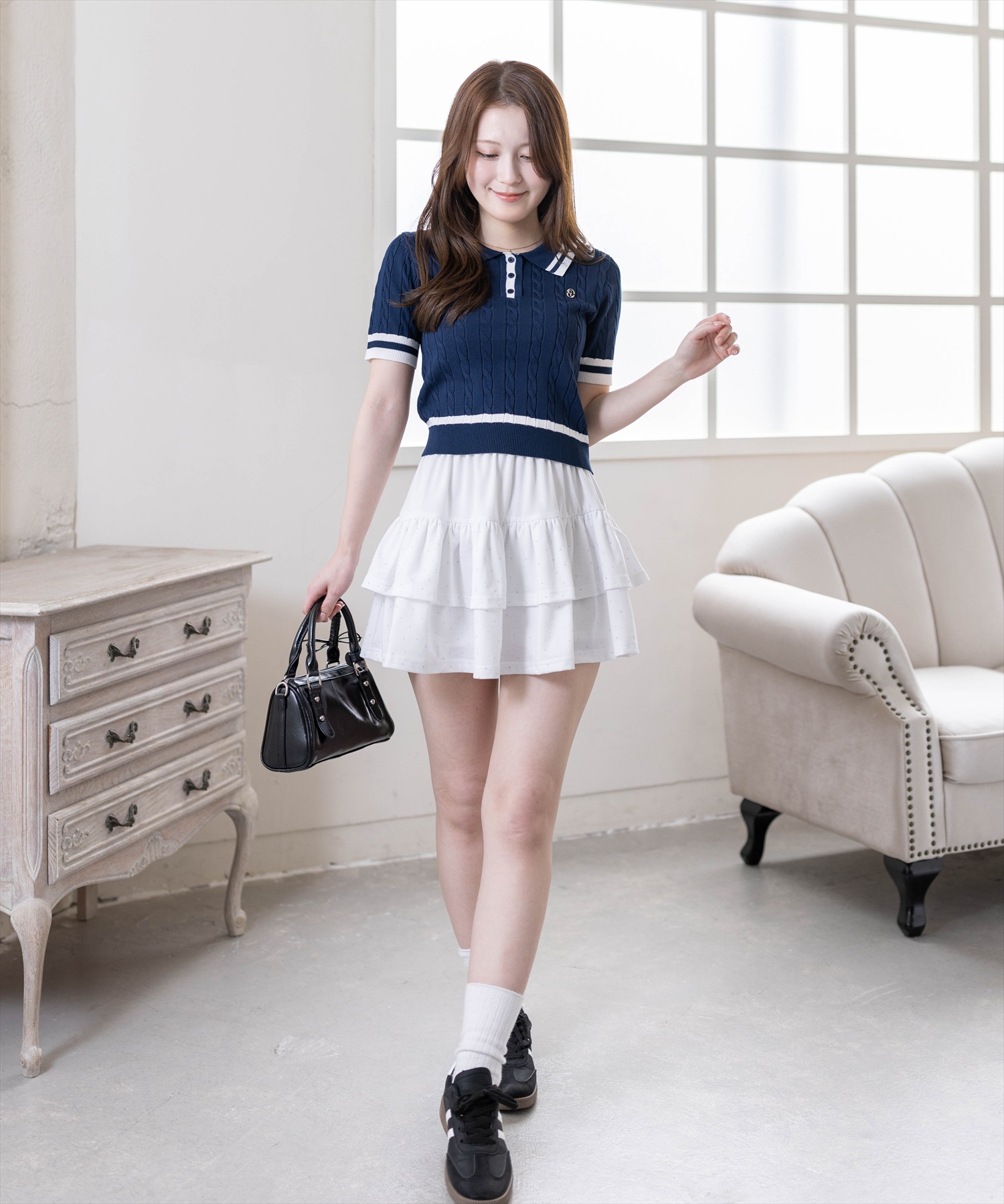 162cm/ブラック着用
