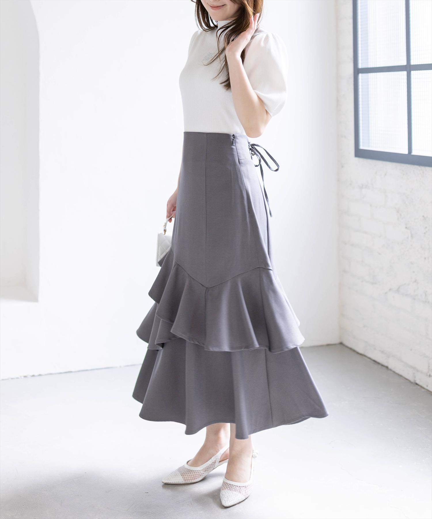 160cm/ブラック着用
