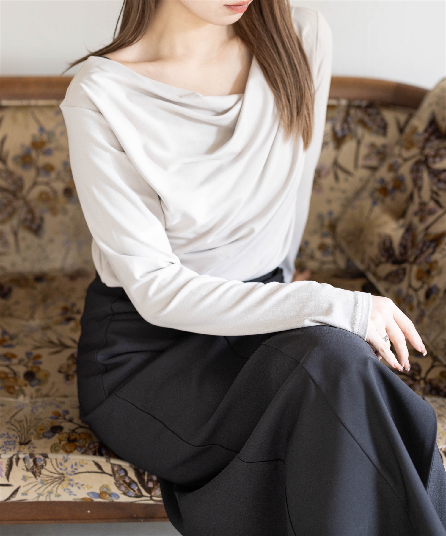160ｃｍ/グレージュ着用