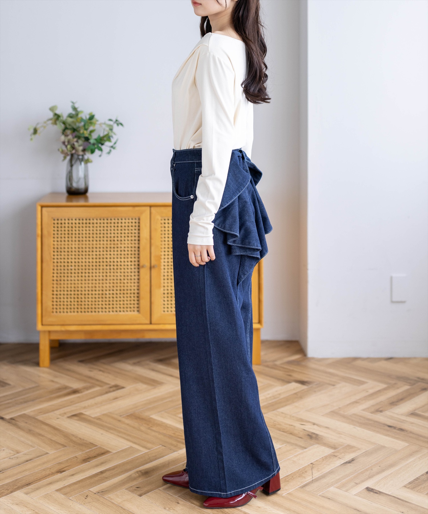 160ｃｍ/グレージュ着用