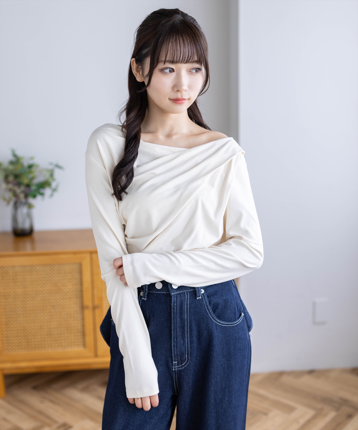 162ｃｍ/オフホワイト着用