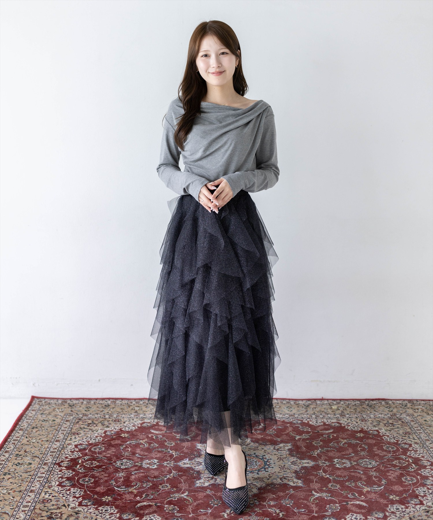 160ｃｍ/ブラック着用