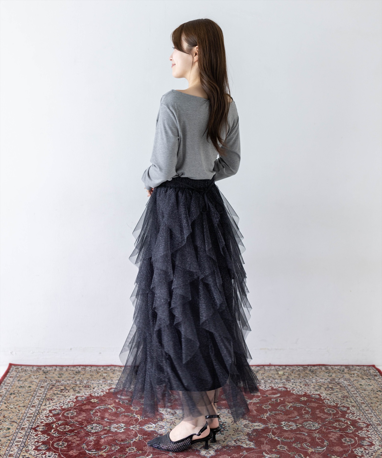 160ｃｍ/ブラック着用