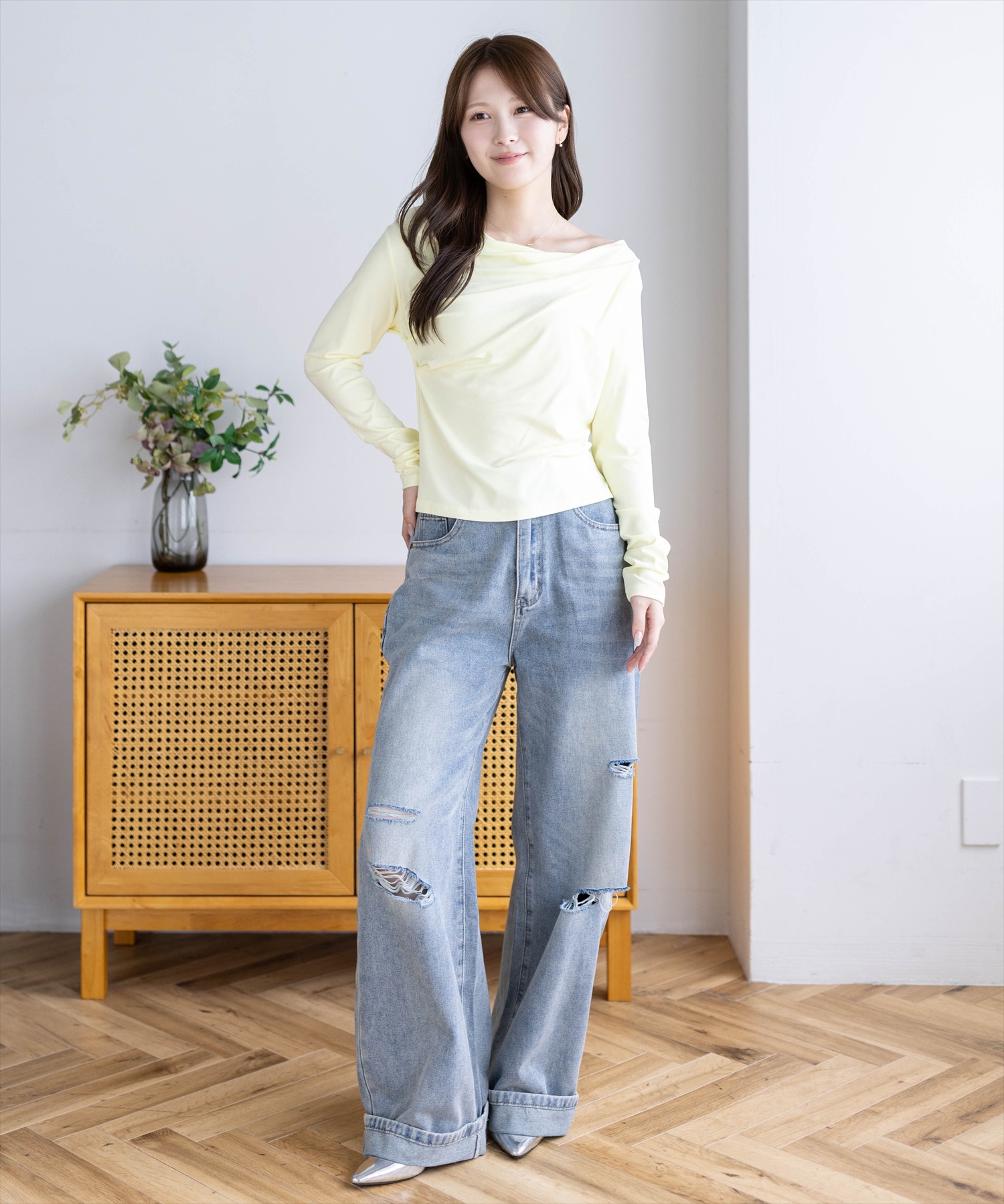 160cm/ラベンダー着用