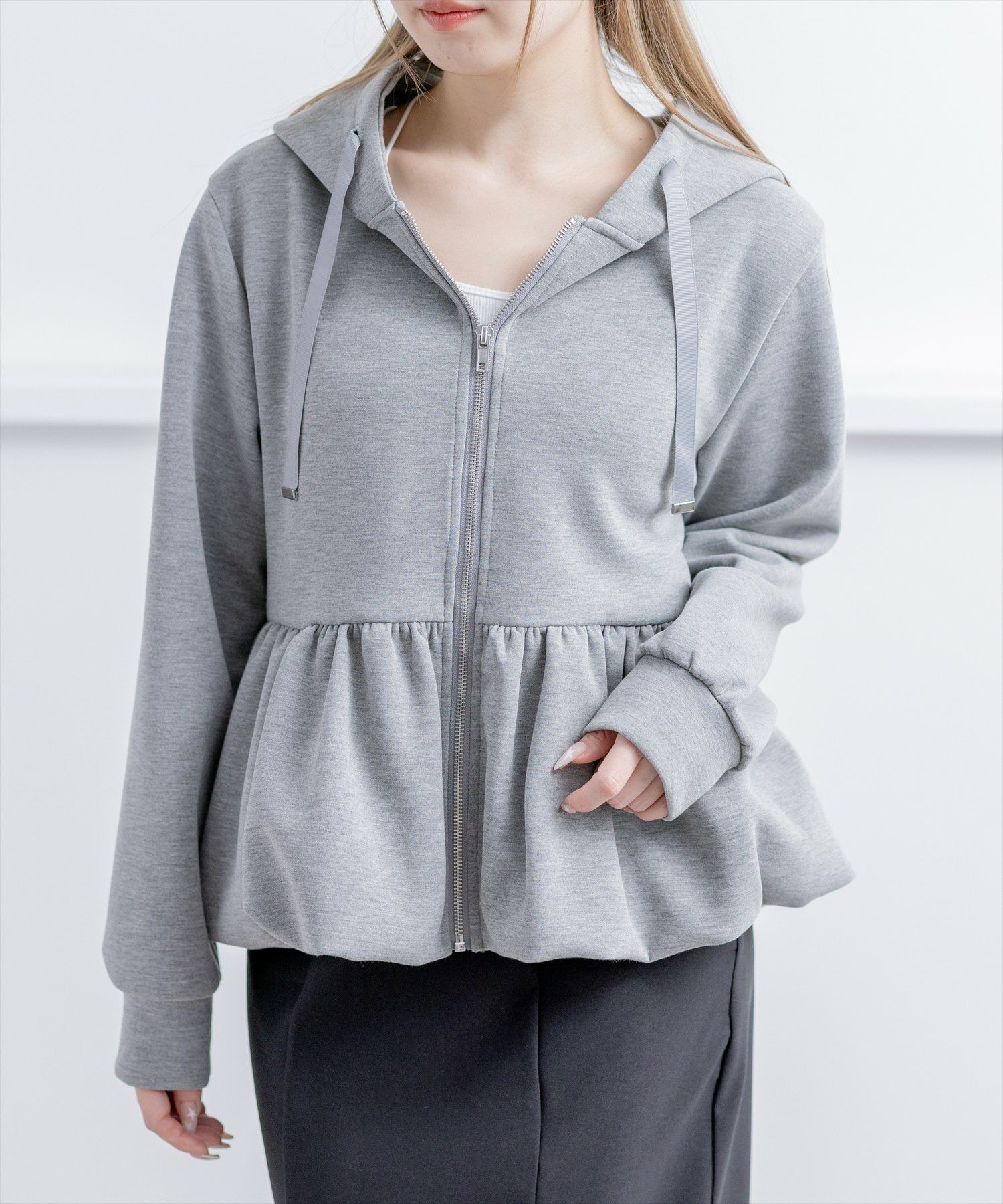 CLEAR BASIC ダンボールバルーンパーカー[CL9631] | レディース