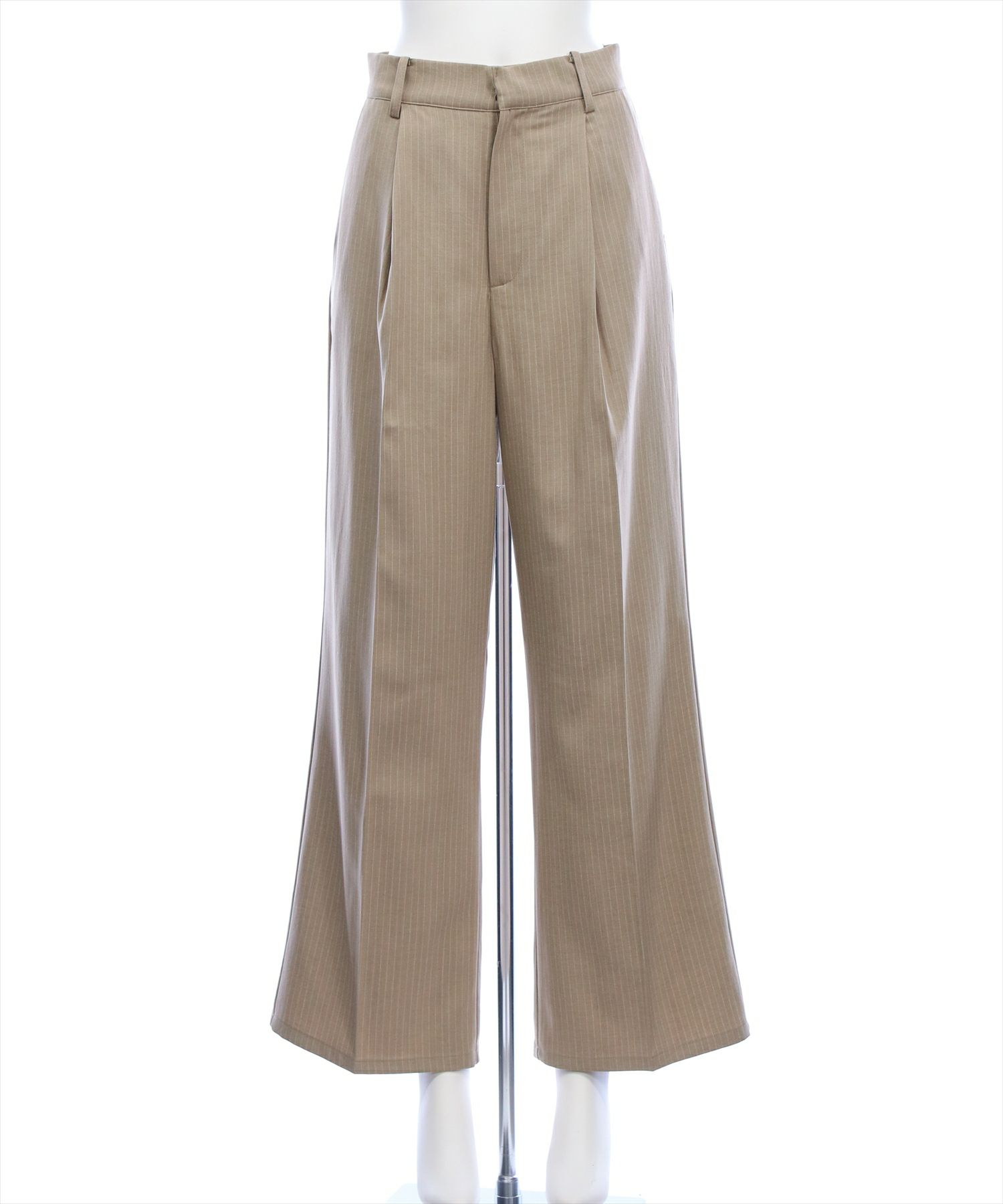 CLEAR BASIC≪WEB先行販売/新作≫ストライプワイドパンツ(セット可