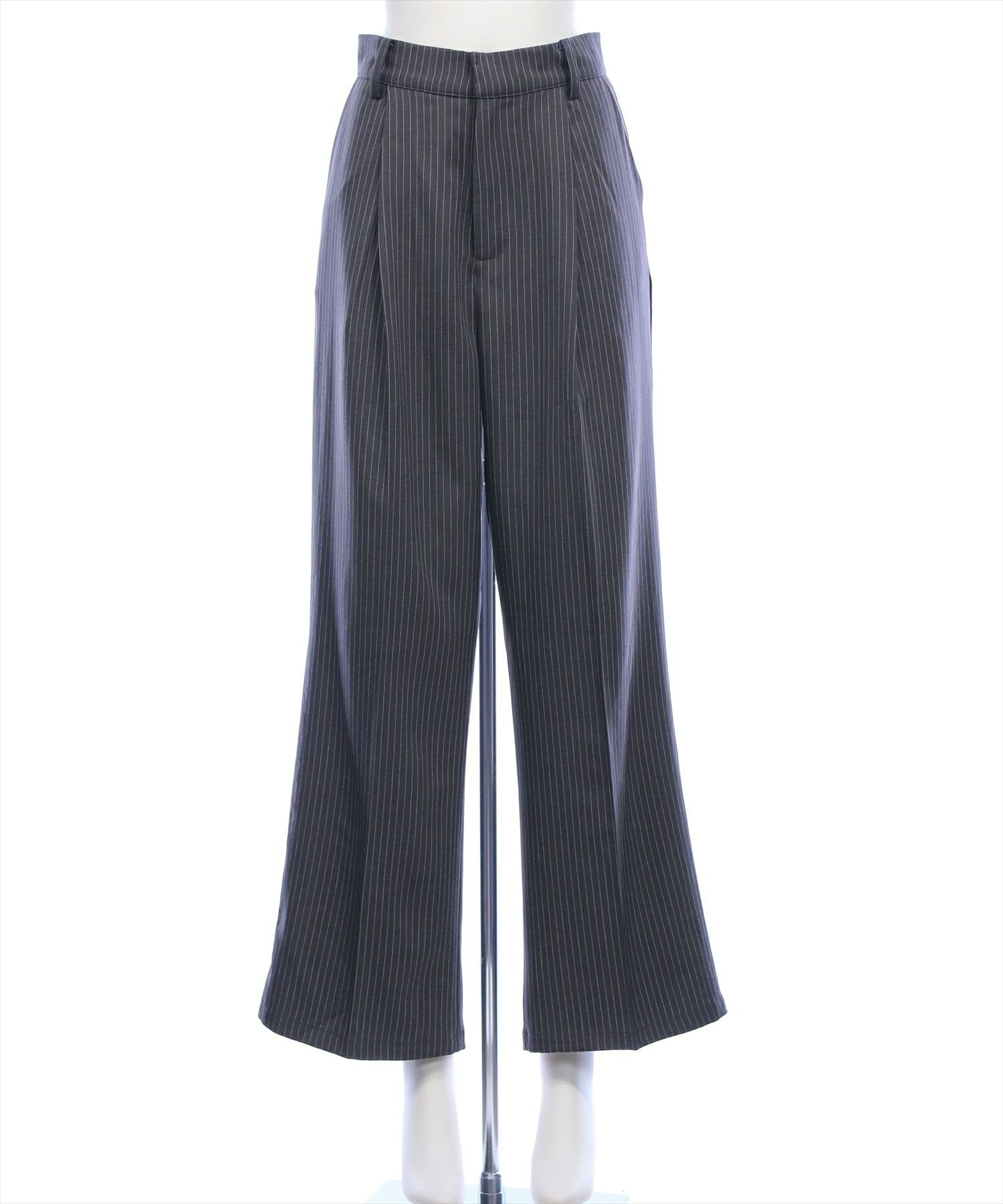 CLEAR BASIC≪WEB先行販売/新作≫ストライプワイドパンツ(セット可