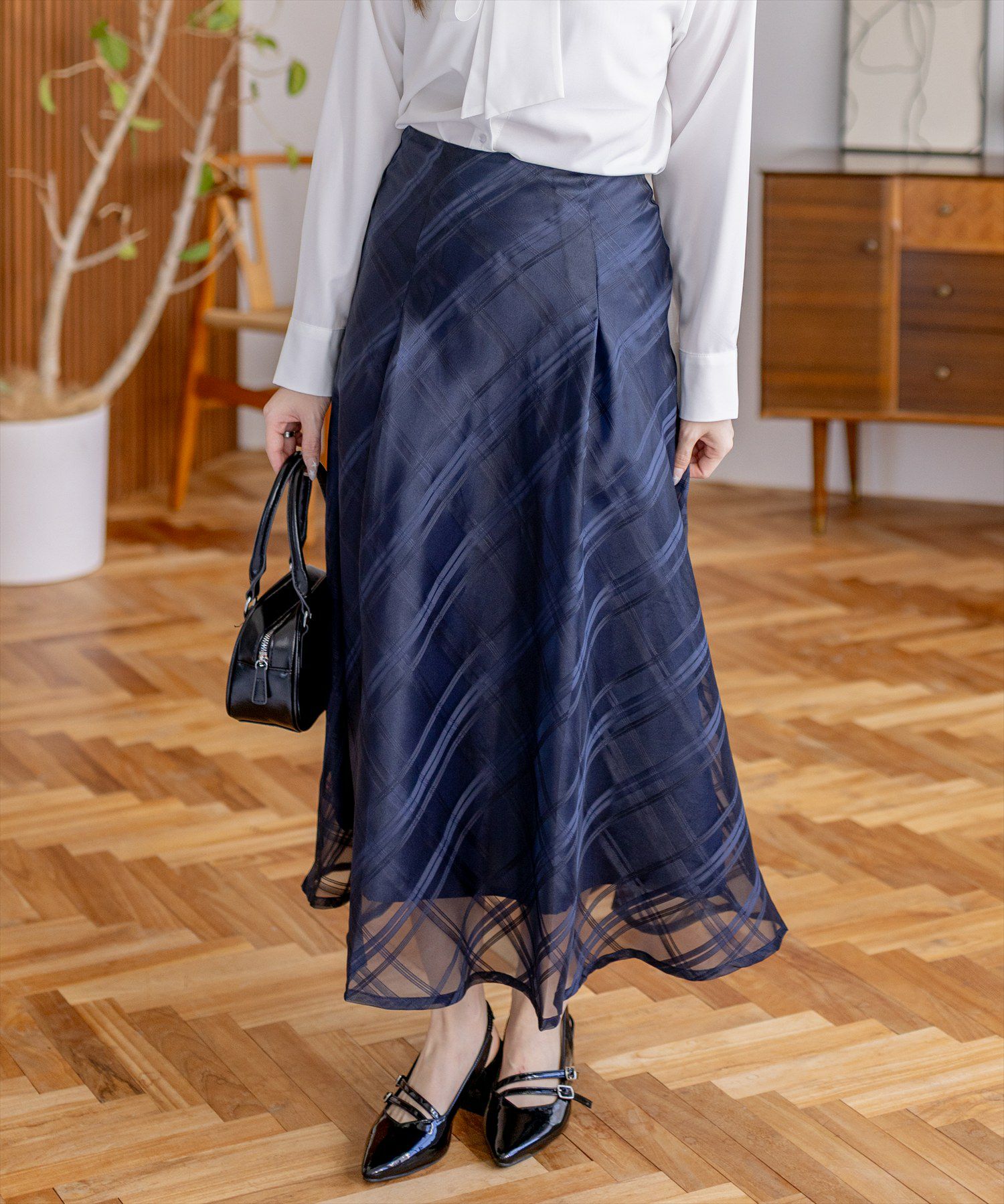 clear≪新色追加≫ベルト付きプリーツミニスカート[CL9679