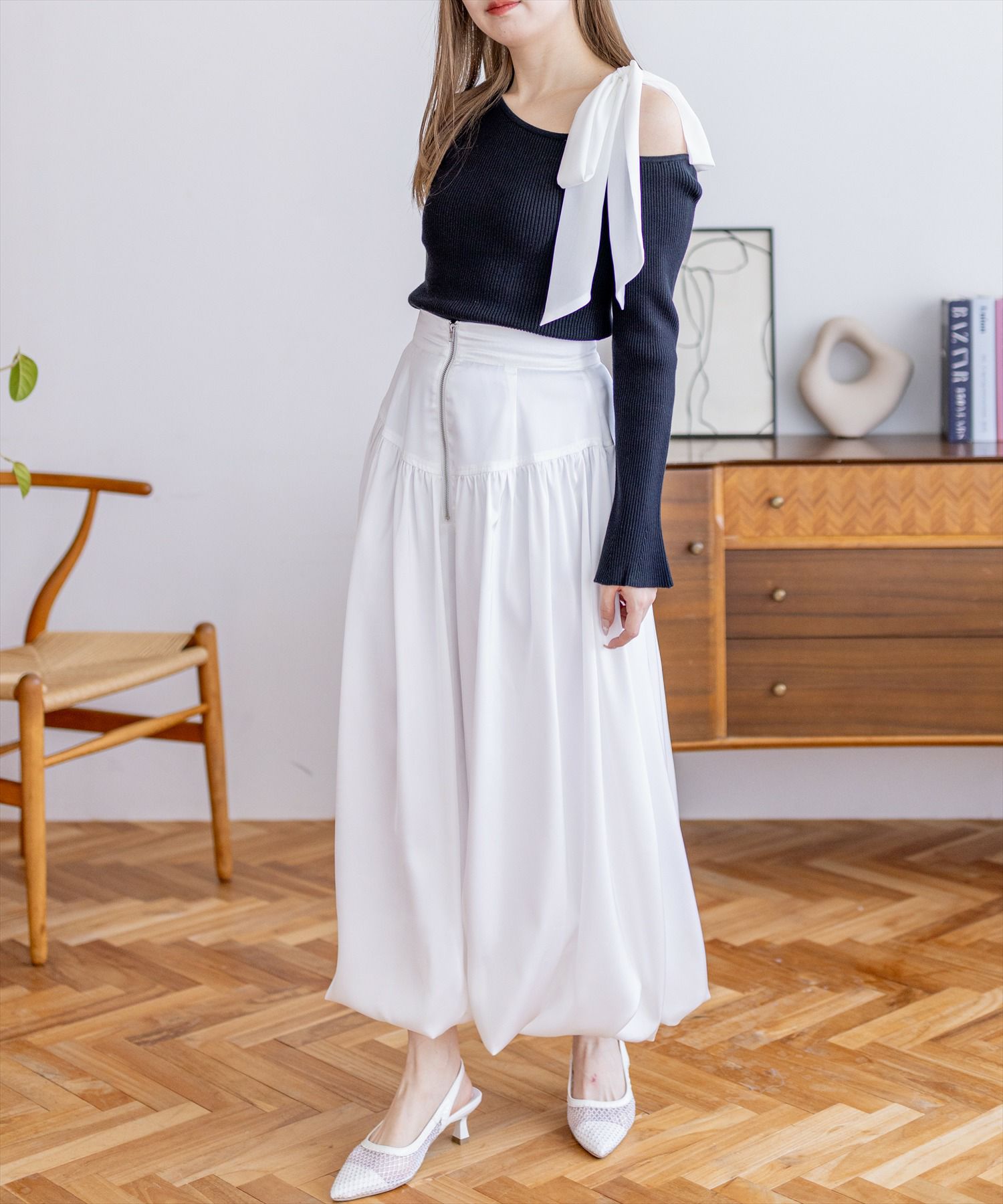 160cm/ブラック着用