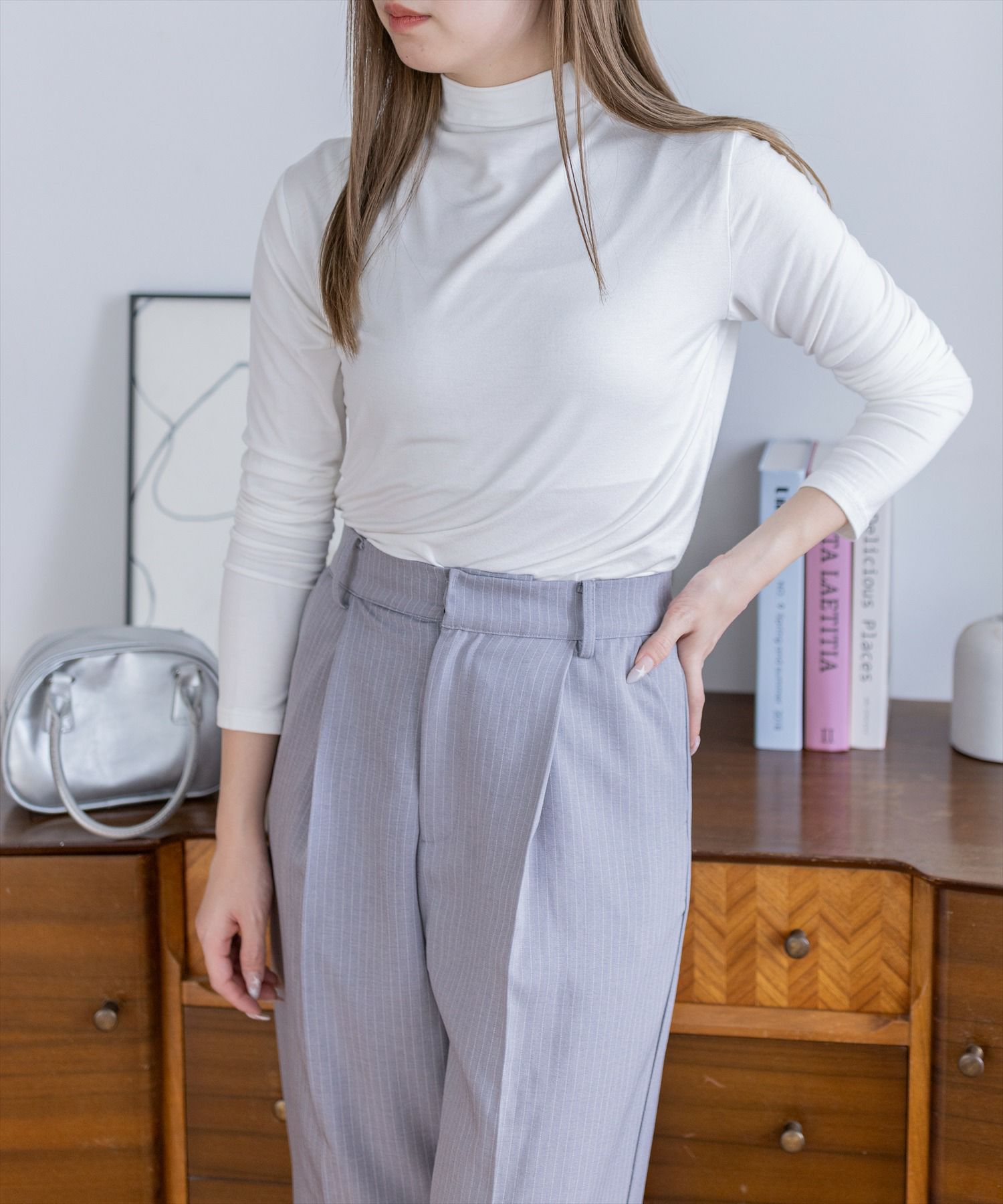 clear フェイクスエードリボンシャツワンピース[CL9523] | レディース