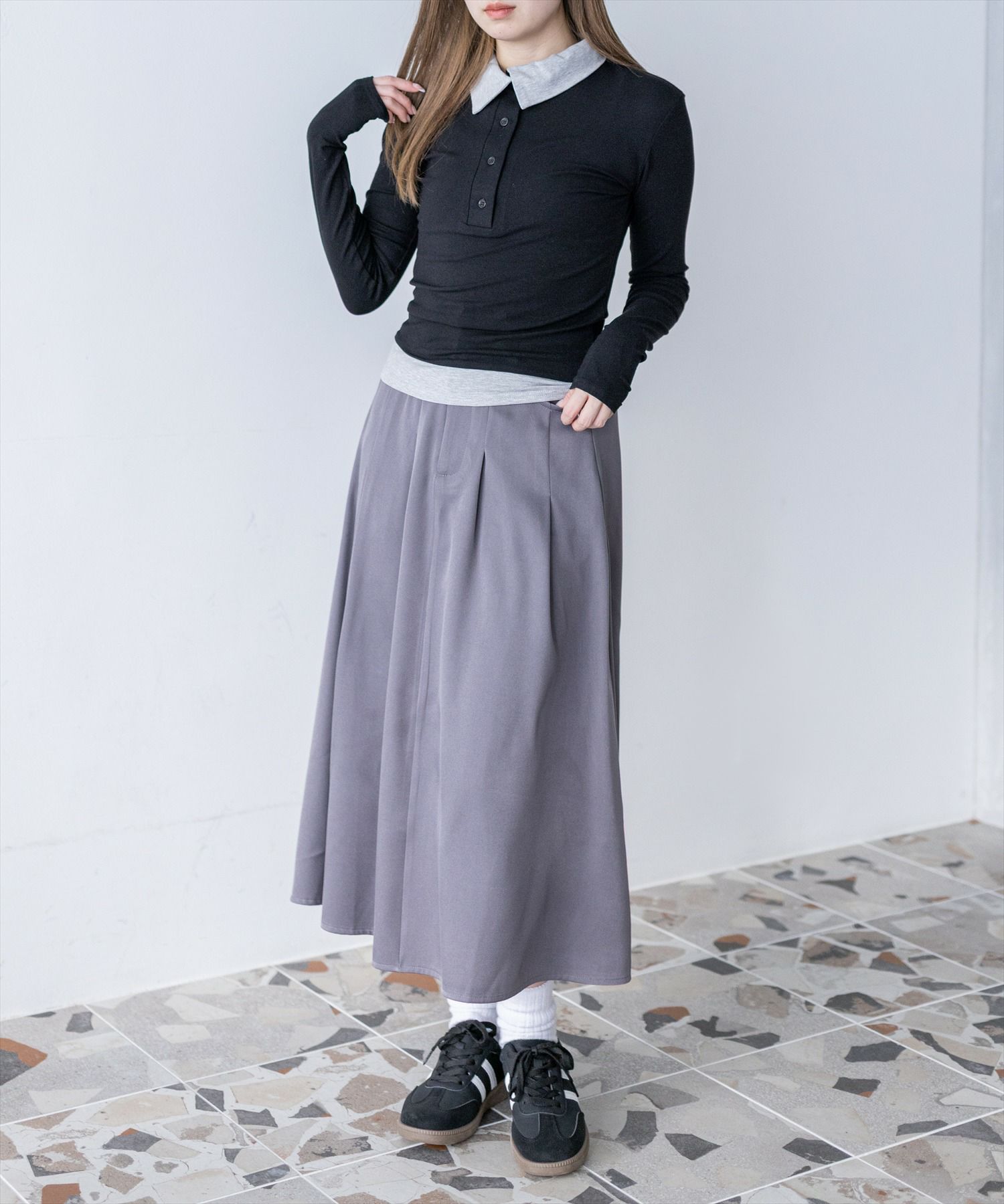 CLEAR BASIC≪WEB先行販売/新作≫タックスカート[CL9662] | レディース