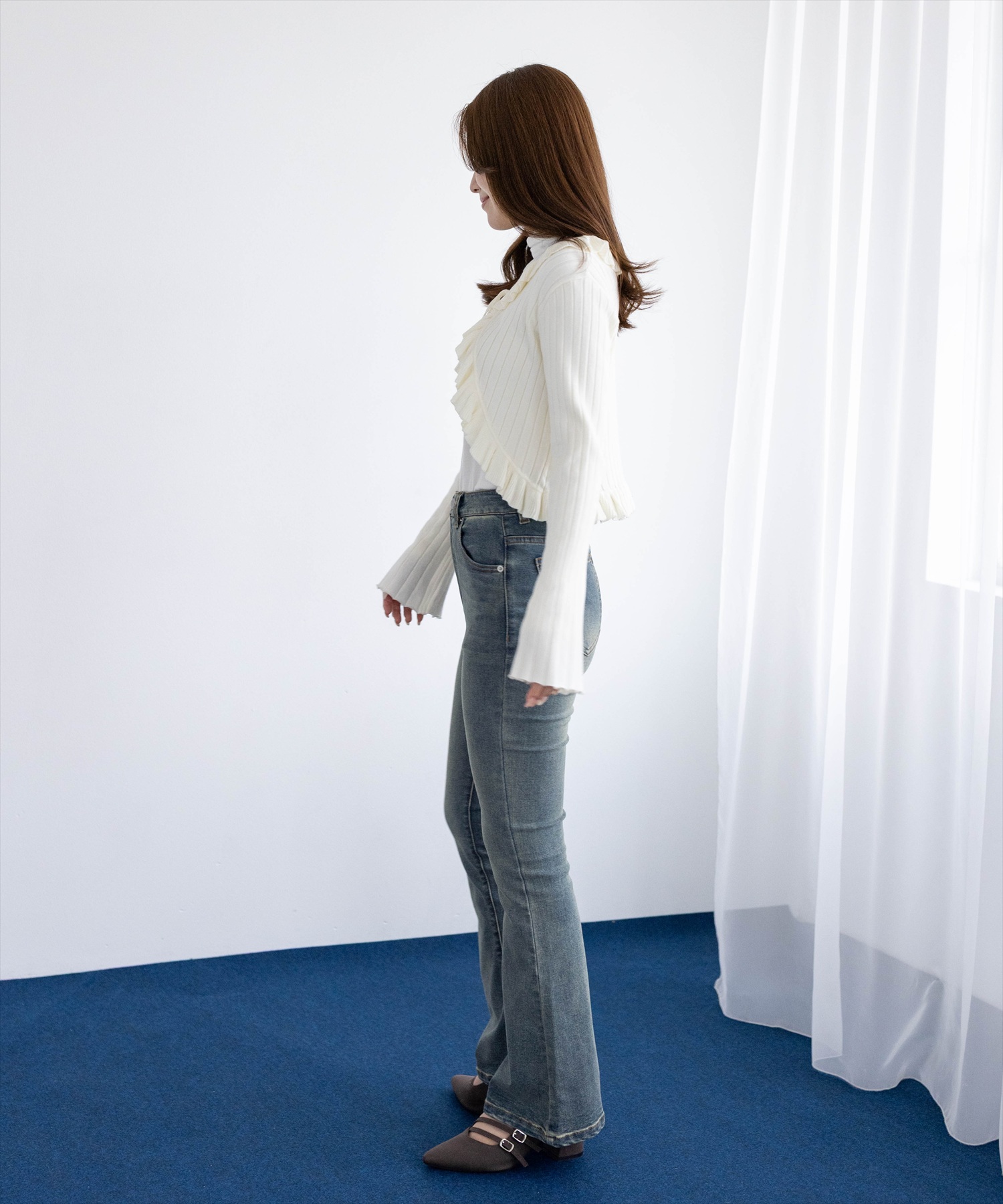 163㎝/レッド着用