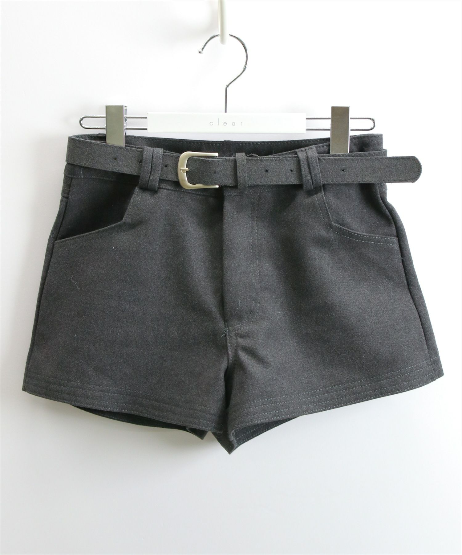 STAY MOTION≪WEB限定/新作≫ベルト付きタイトショートパンツ[ST1113